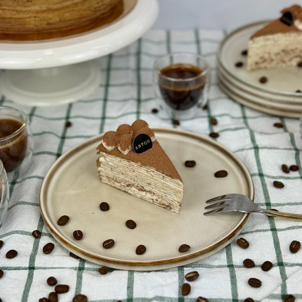 Tiramisu Mille Crepe Cake | SF Bay Area | Anton SV Pâtisserie