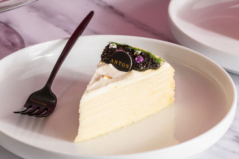Limited Edition Mother's Day Caviar Crepe Cake - 1 Slice