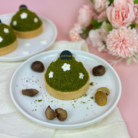 Matcha Marron Tart - 1 x 3"